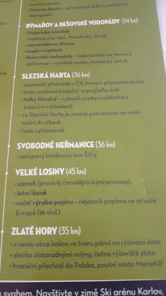 Menu_Restaurace Wellness Hotel Sauna_Morávka_immagine_4