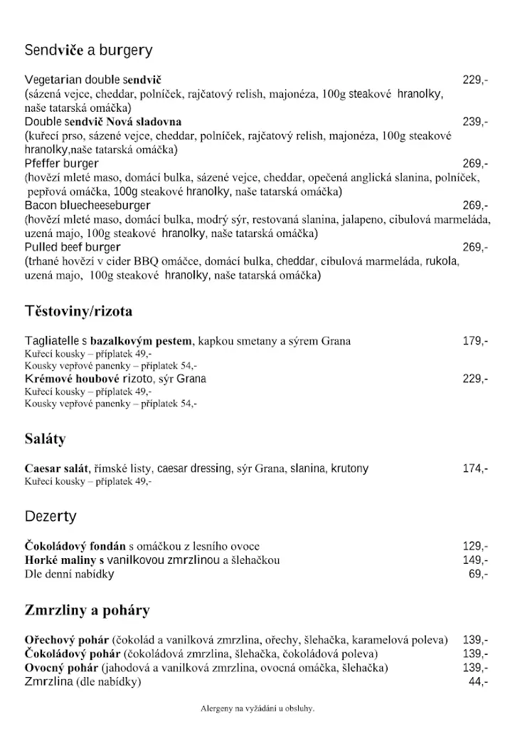 Menu_Restaurace a pivovar Nová sladovna_Okres Opava_image_2