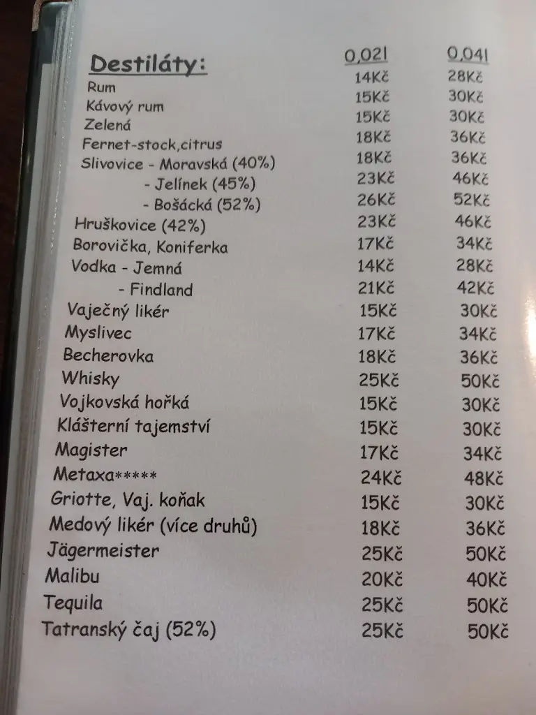 Menu_Hospůdka U Irky_Nýdek_image_2