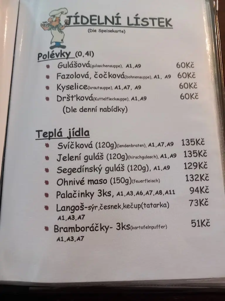 Menu_Hospůdka U Irky_Nýdek_image_4