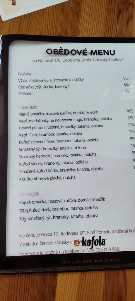 Menu_Cafe bar & Bella_Osoblaha_image_4