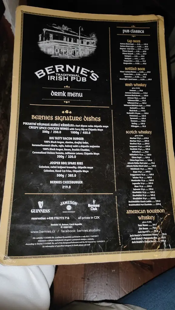 Menu_BERNIES GRILL & WINE RESTAURANT_Ostrava_image_4