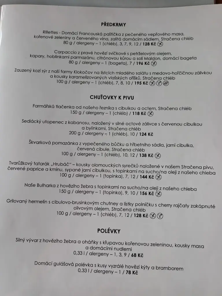 Menu_Stračena Pub Výškovice_Ostrava_image_2