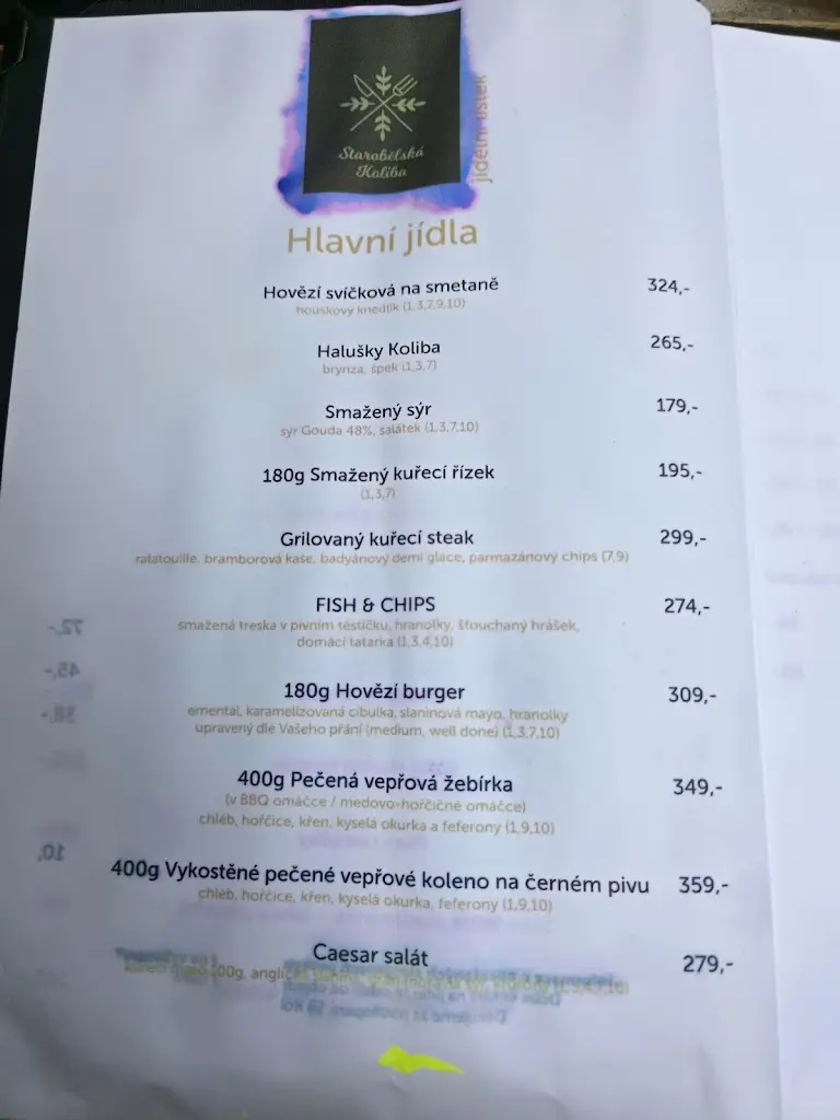 Menu_Koliba_Okres Ostrava-město_image_1