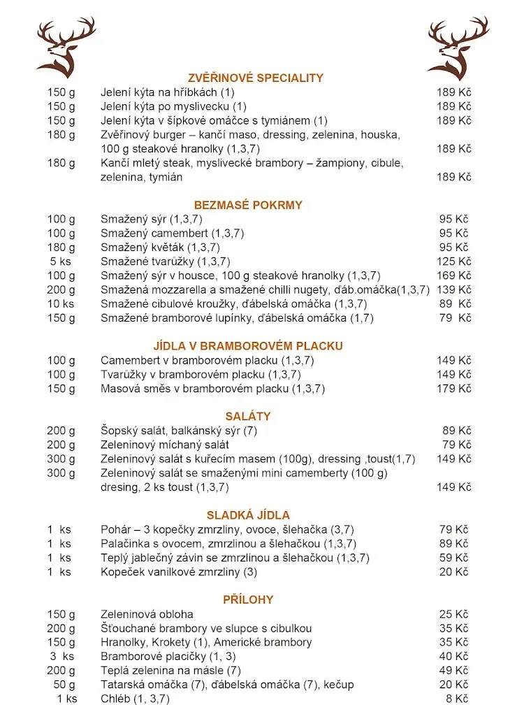Menu_Restaurace Pod Parohama_Okres Ostrava-město_immagine_2