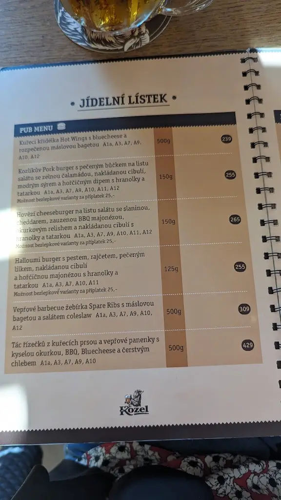 Menu_Restaurace Kozlovna U Ježka_Okres Ostrava-město_image_4
