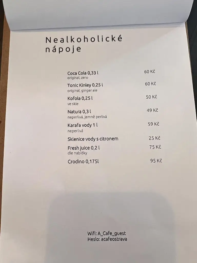 Menu_A Café_Okres Ostrava-město_image_2