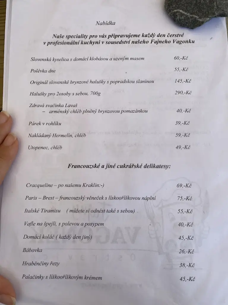 Menu_Fajny Vagonek_Ostravice_image_4