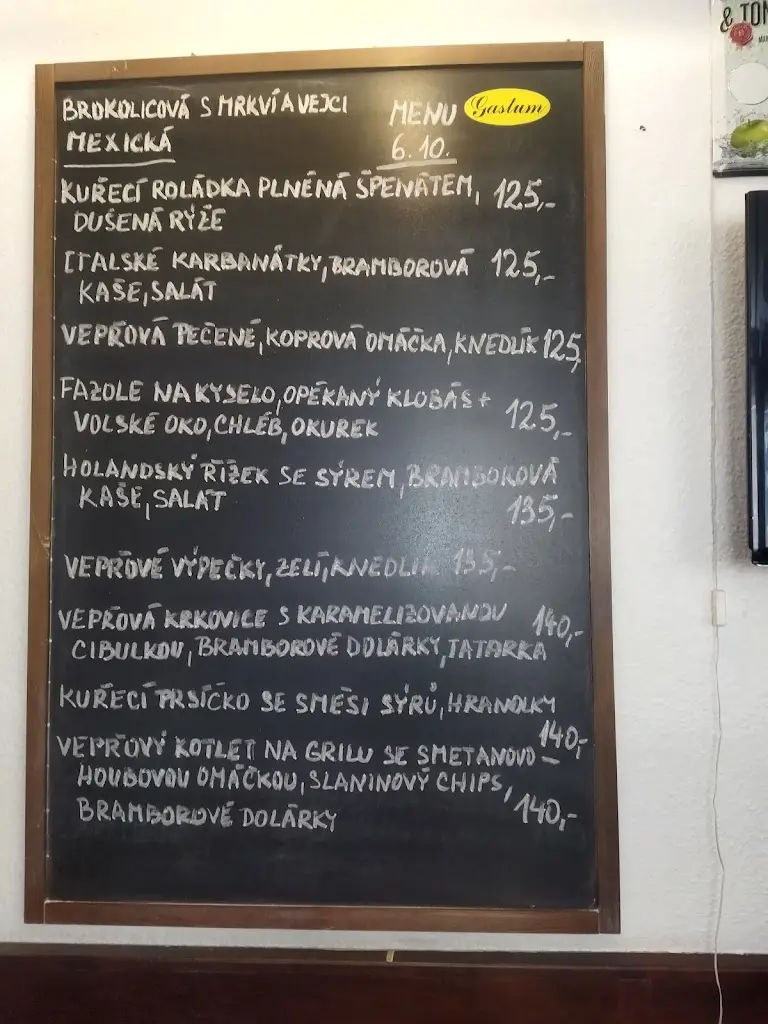 Menu_Restaurace Gastum_Ostravice_immagine_3