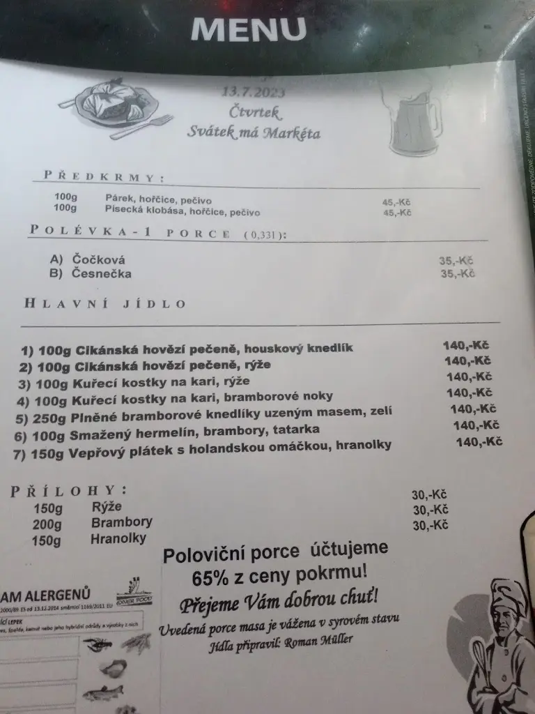 Menu_Restaurace Na Křižovatce_Kovářov_image_4