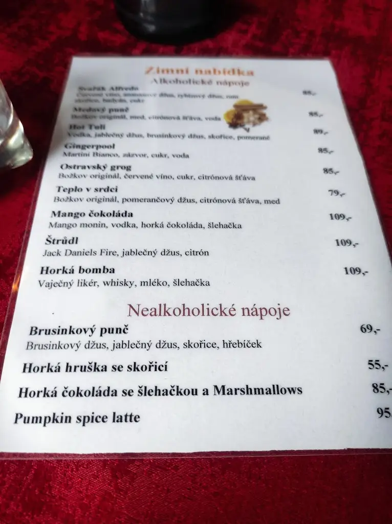 Menu_Ristorante Alfredo_Orlová_image_4