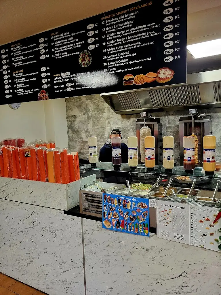 Menu_Golden kebab Orlová_Orlová_immagine_1