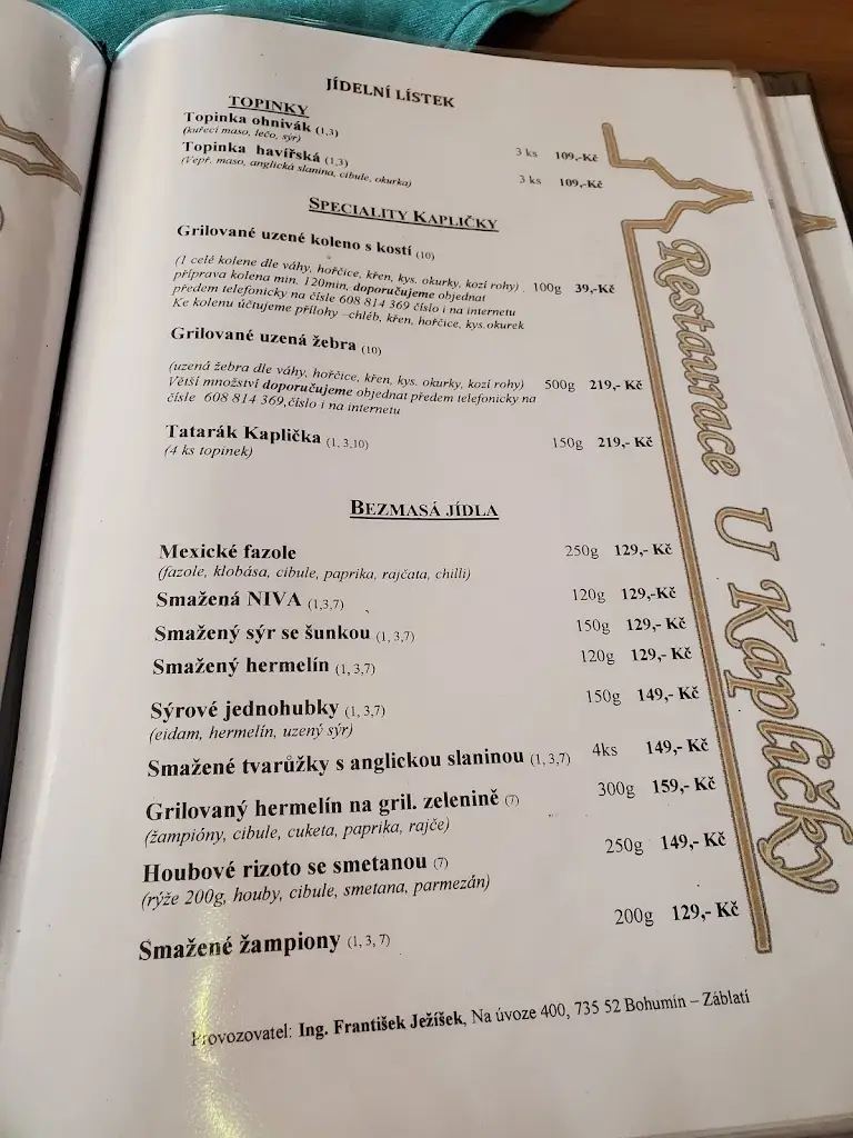 Menu_Restaurace U Kapličky_Orlová_image_2