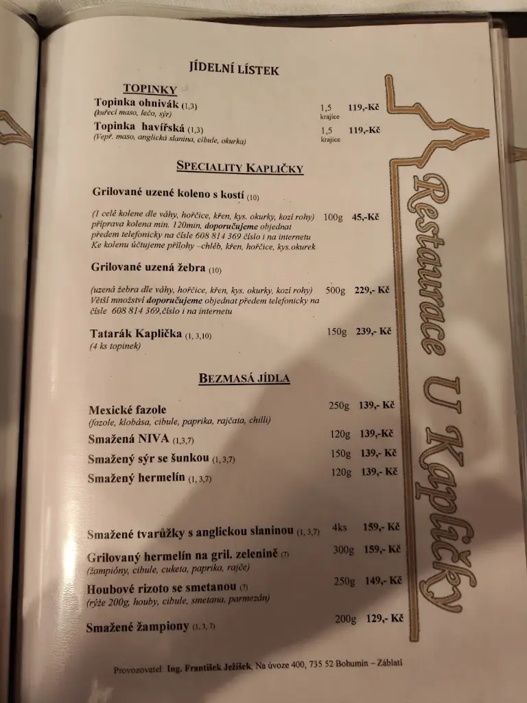 Menu_Restaurace U Kapličky_Orlová_image_4