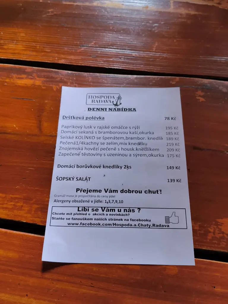 Menu_Hospoda Radava_Kovářov_image_2