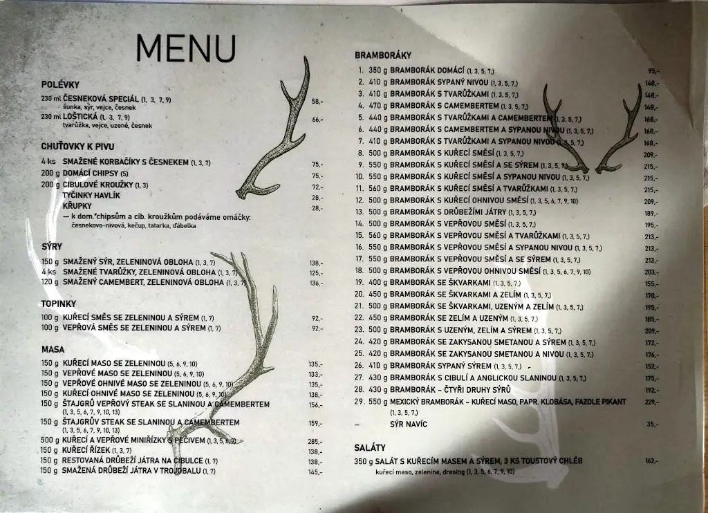 Menu_Restaurace Hájenka Orlová_Orlová_image_3