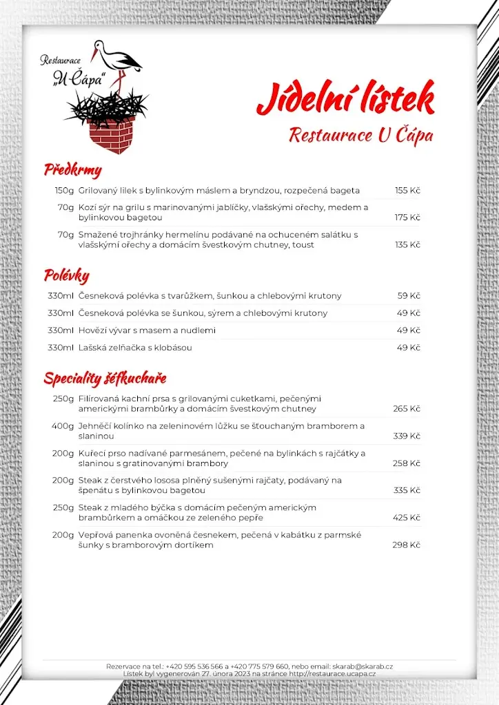 Menu_Restaurace U Čápa_Příbor_image_4
