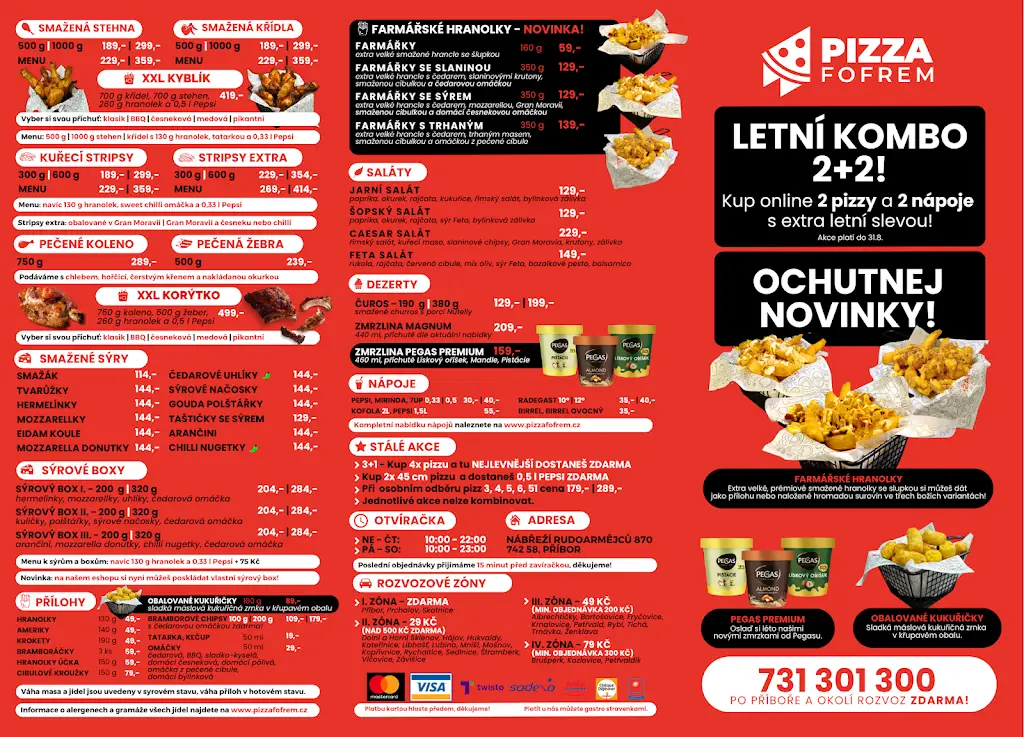 Menu_Pizza Fofrem_Příbor_image_2