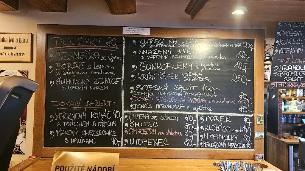 Menu_Horská chata Kleť_Křemže_image_3