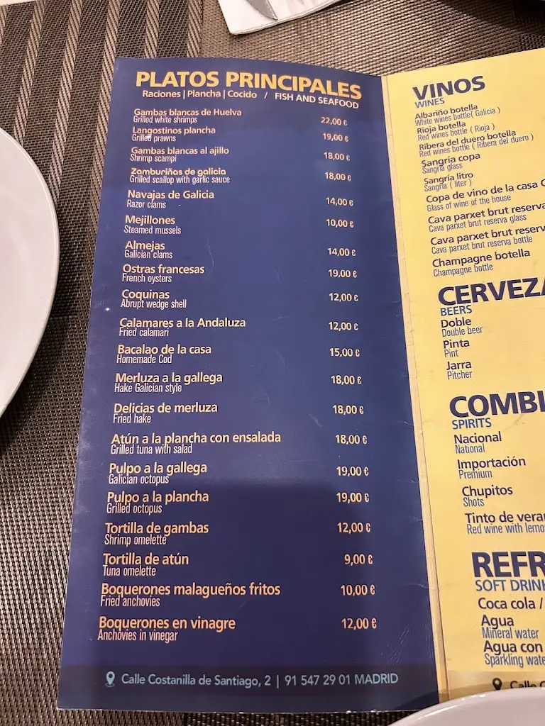 Menu_Amar La Mar_Rybí_immagine_1