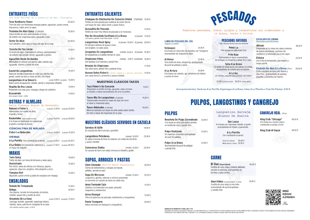 Menu_Fisher's Madrid | Restaurante de Pescado Madrid_Rybí_image_2
