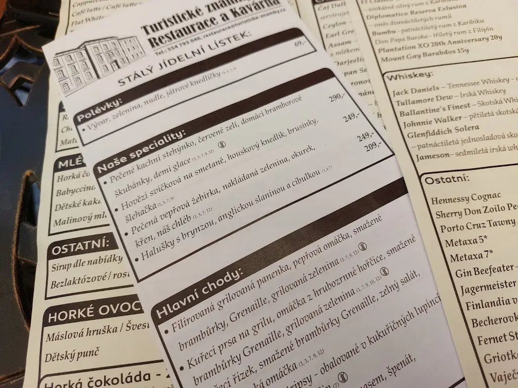 Menu_Restaurace a kavárna Turistických známek_Rýmařov_image_4
