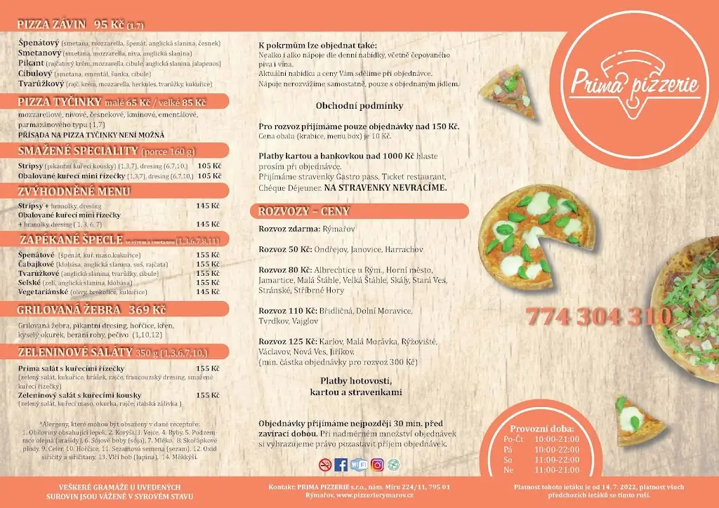 Menu_Prima Pizzerie a Kavárna_Rýmařov_image_2