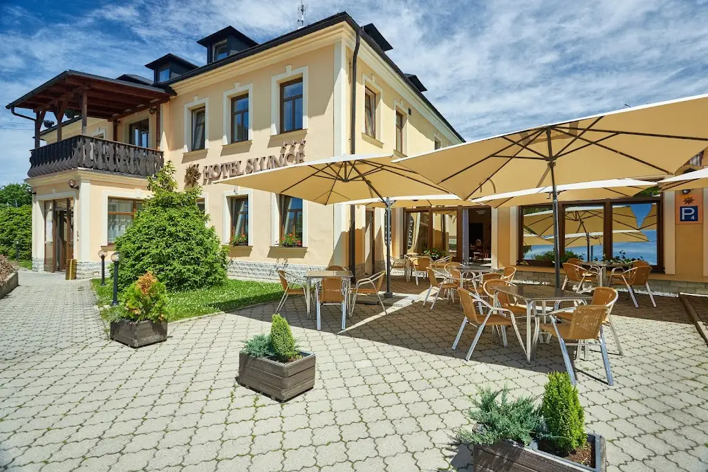 Hotel a restaurace Slunce + Pivovar Morous restaurant in Rýmařov