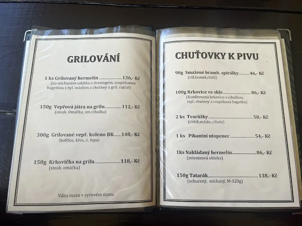 Menu_Hospůdka U Špačků_Šenov_image_4