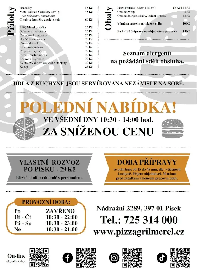 Menu_Pizza Gril Merel_Písek_image_3