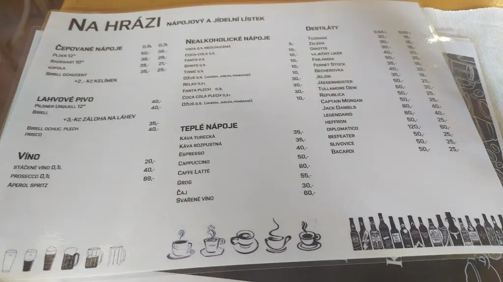 Menu_Kiosek Na hrázi - Chaty Zvůle_Kunžak_image_1