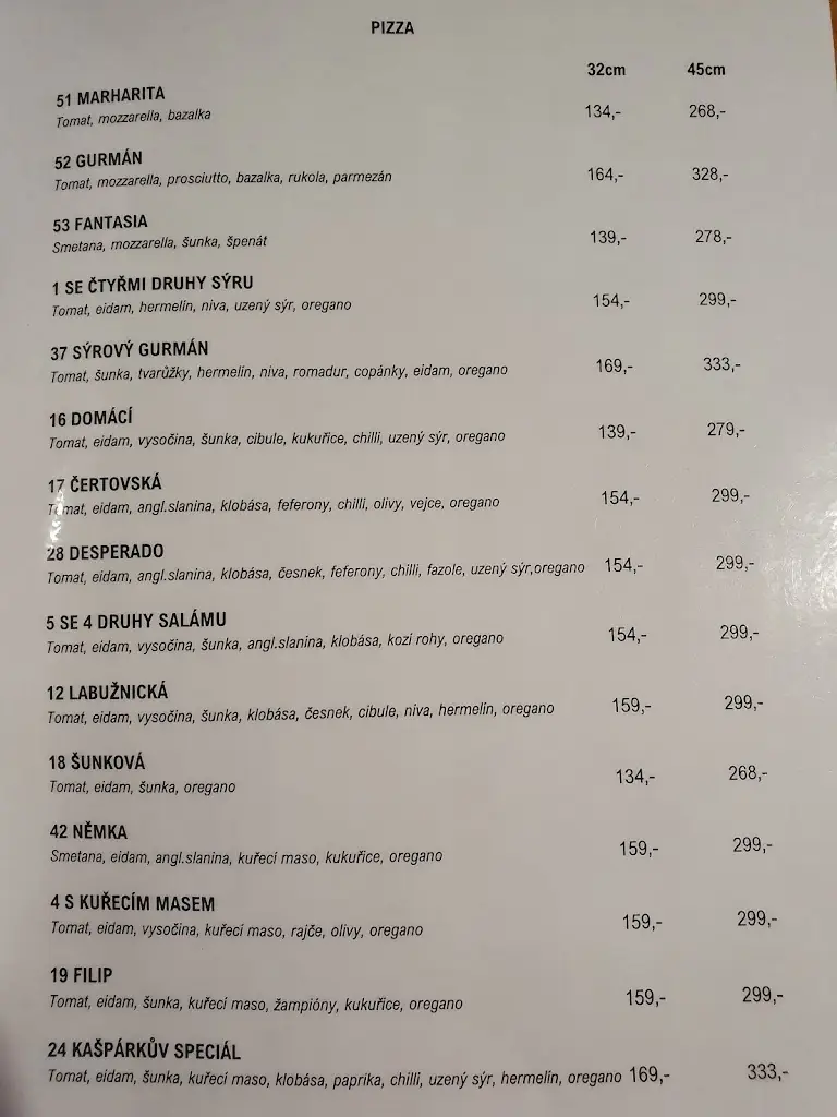 Menu_Penzion&Restaurant U Tří kaštanů_Velké Heraltice_immagine_2