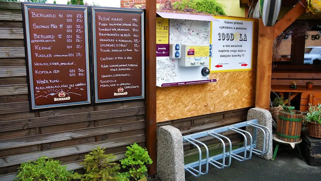 Menu_Cyklobar a penzion 100dola - ubytování v okolí Opavy_Velké Hoštice_image_1