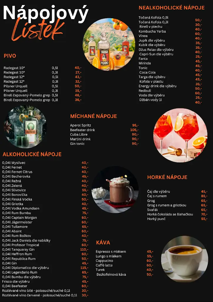 Menu_Adventure Restaurant Golf_Vítkov_image_2