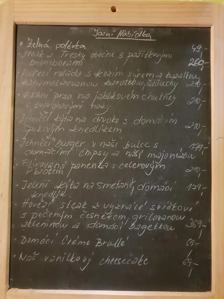 Menu_Restaurace Františkův Dvůr_Vítkov_immagine_2