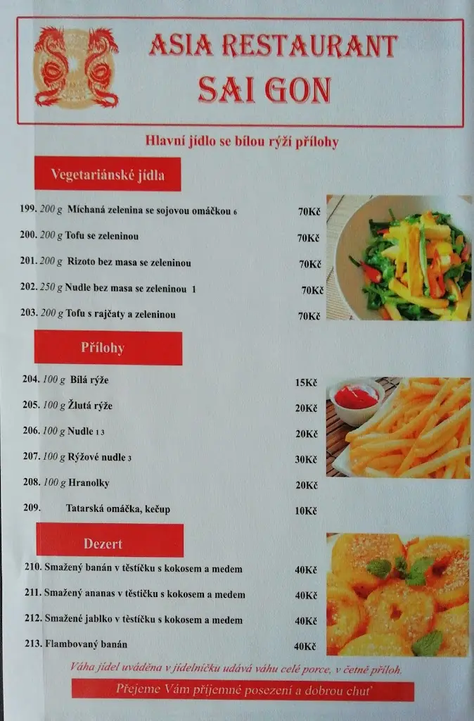 Menu_Asijská Restaurace 