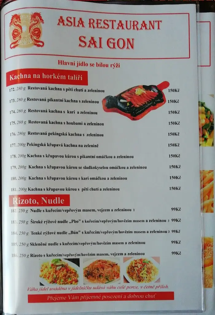 Menu_Asijská Restaurace 