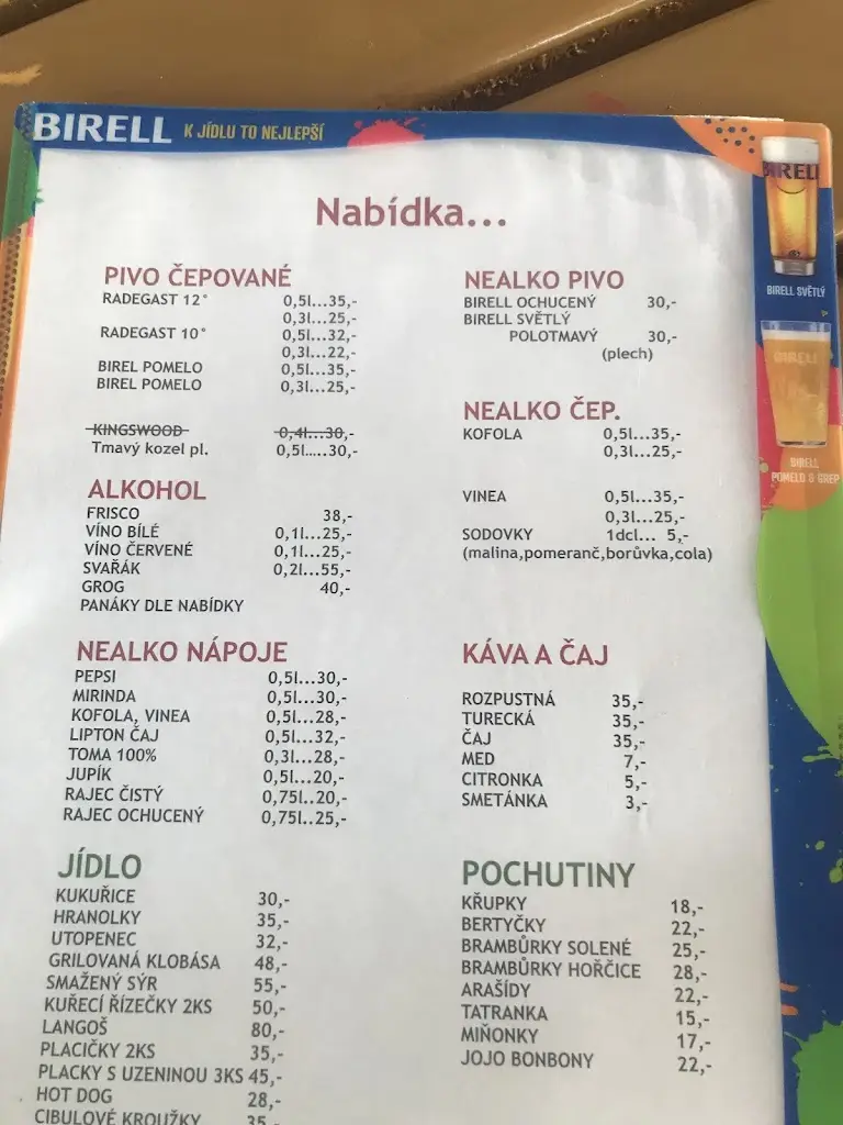 Menu_Občerstvení Na Stezce_Vratimov_image_2