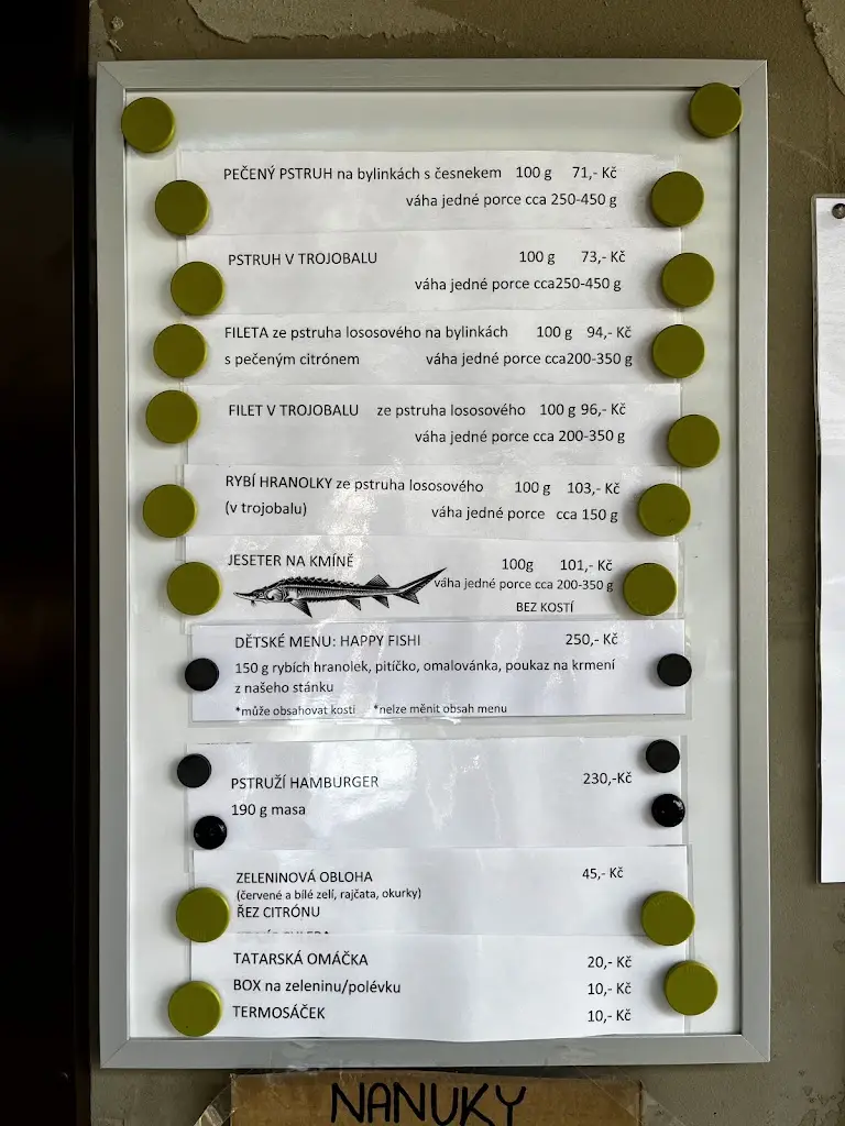Menu_Rybářská bašta - ZNOVU OTEVŘENA !!_Vrbno pod Pradědem_immagine_4