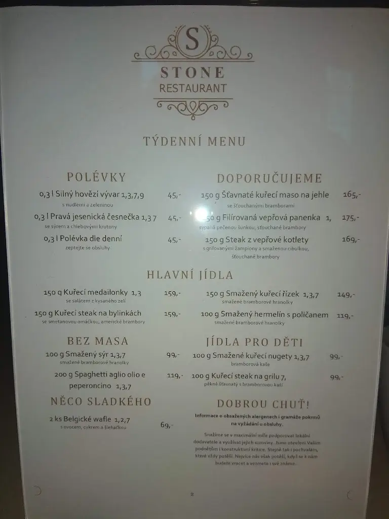 Menu_Centrum Stone_Vrbno pod Pradědem_immagine_1