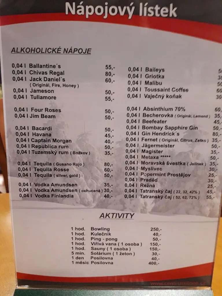 Menu_Centrum Stone_Vrbno pod Pradědem_immagine_2