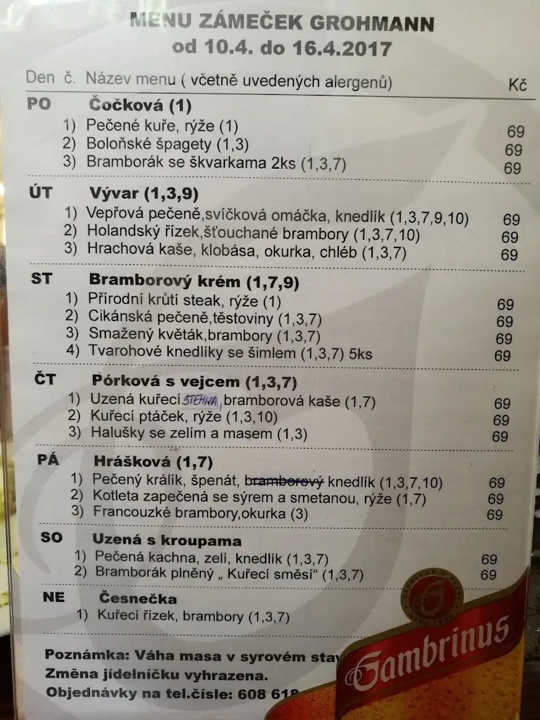 Menu_Zámeček Grohmann_Vrbno pod Pradědem_image_2