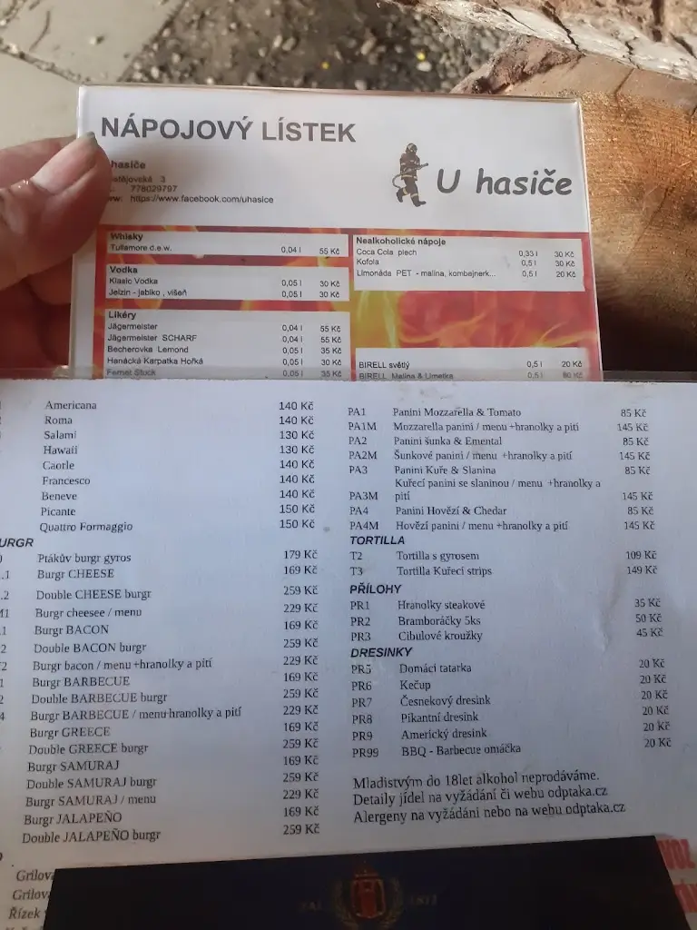 Menu_Zahrádka U hasiče_Bedihošť_image_1