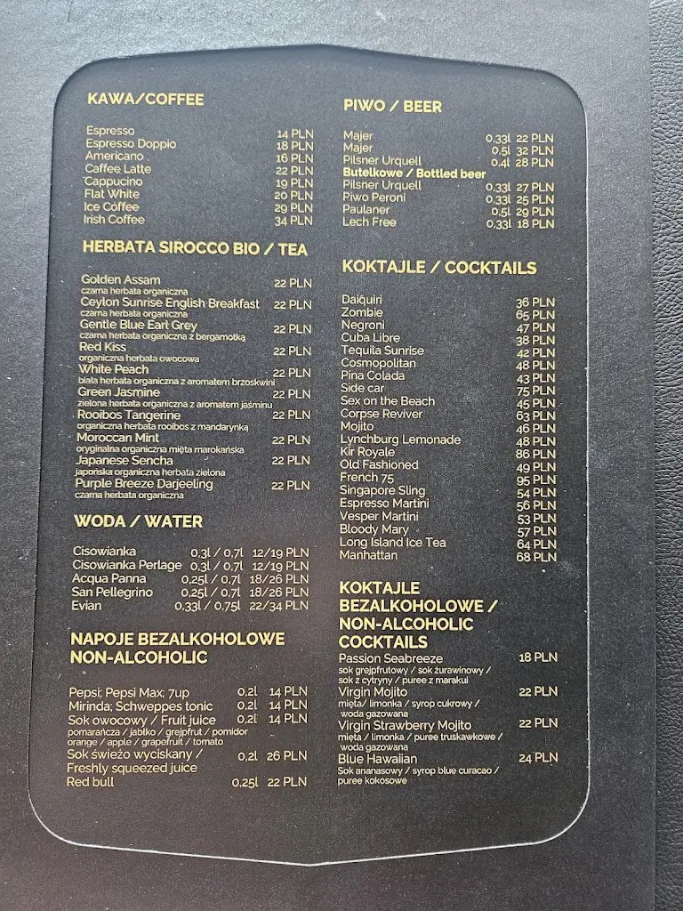 Menu_27th Floor_Katovice_immagine_3