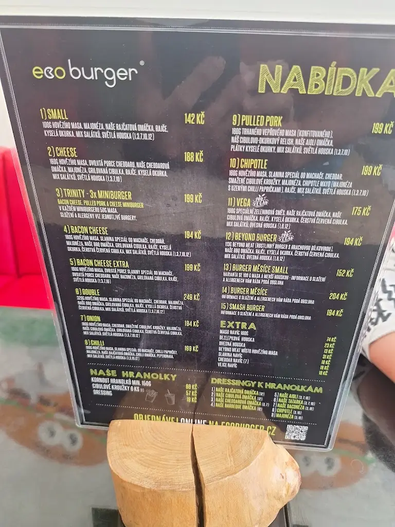 Menu_Eco burger | jedinečná fastfood burgrárna v Třinci_Třinec_image_2