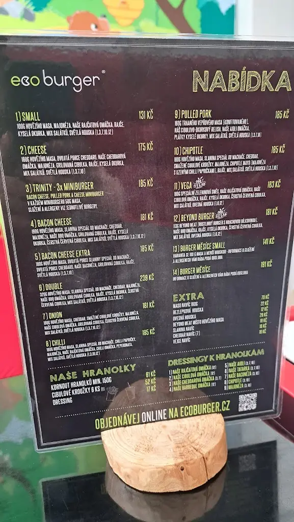 Menu_Eco burger | jedinečná fastfood burgrárna v Třinci_Třinec_image_3