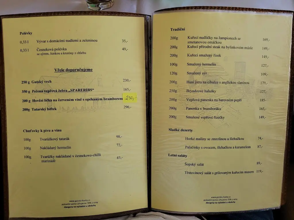 Menu_Gutská Bašta_Třinec_image_3