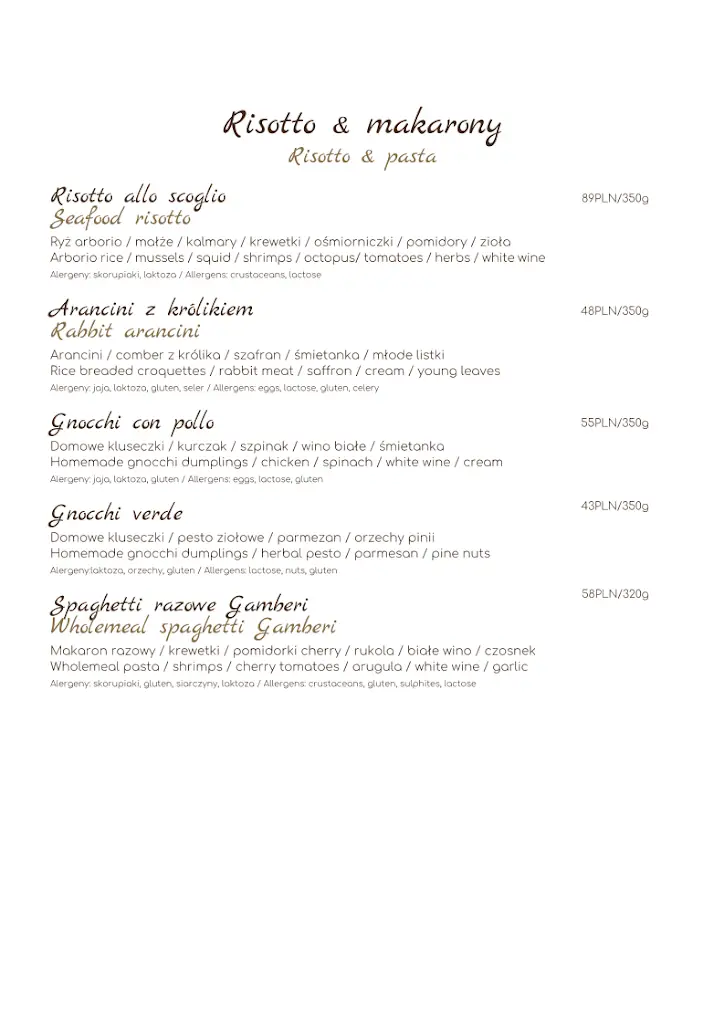 Menu_Via Toscana Restaurant & Café_Katovice_image_4