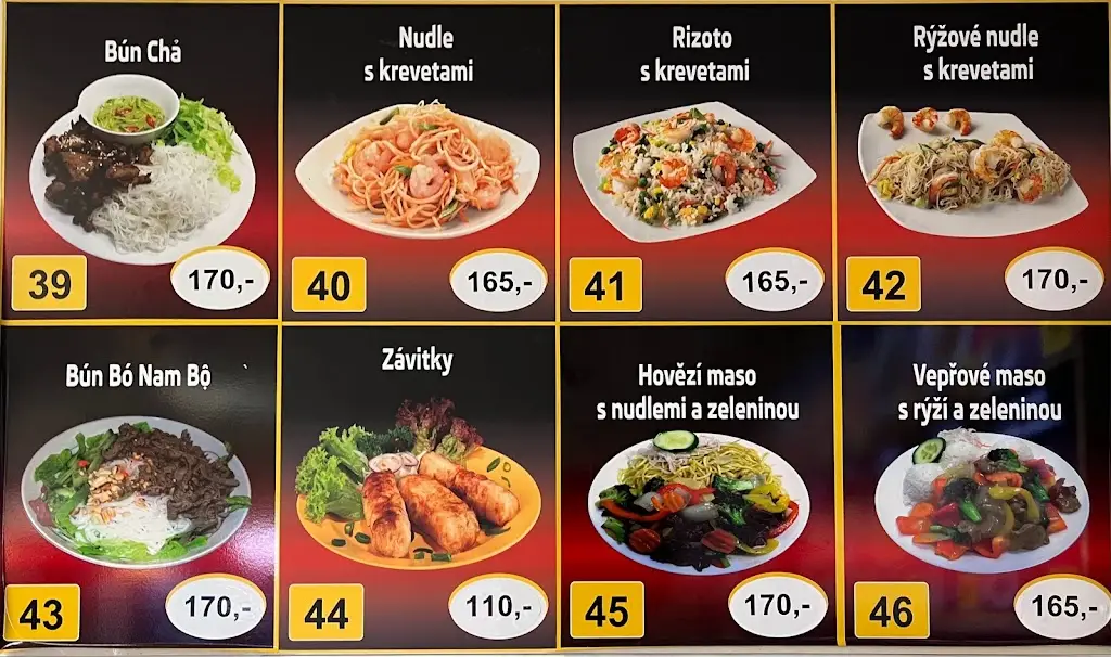 Menu_SEN fast food restaurant_Třinec_image_1