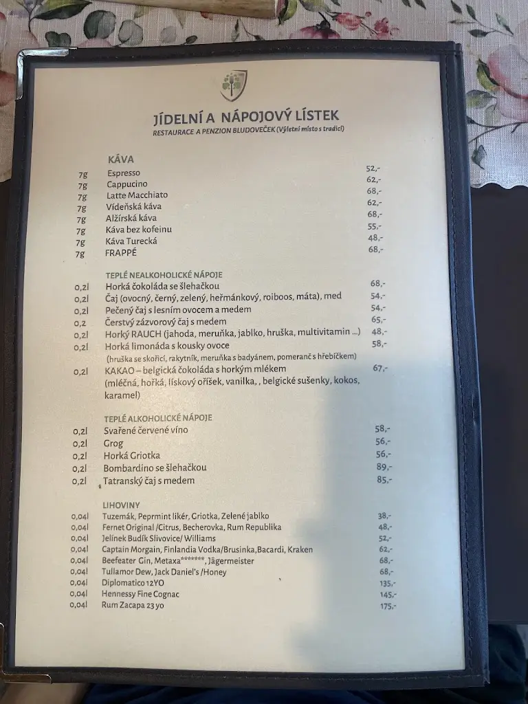 Menu_Restaurace Bludoveček_Bludov_image_1